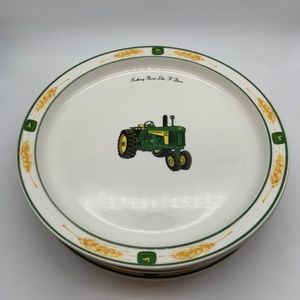 Set of 4 Vintage John Deere Gibson 'Nothing Runs Like A Deere' 8.5" Salad Plates